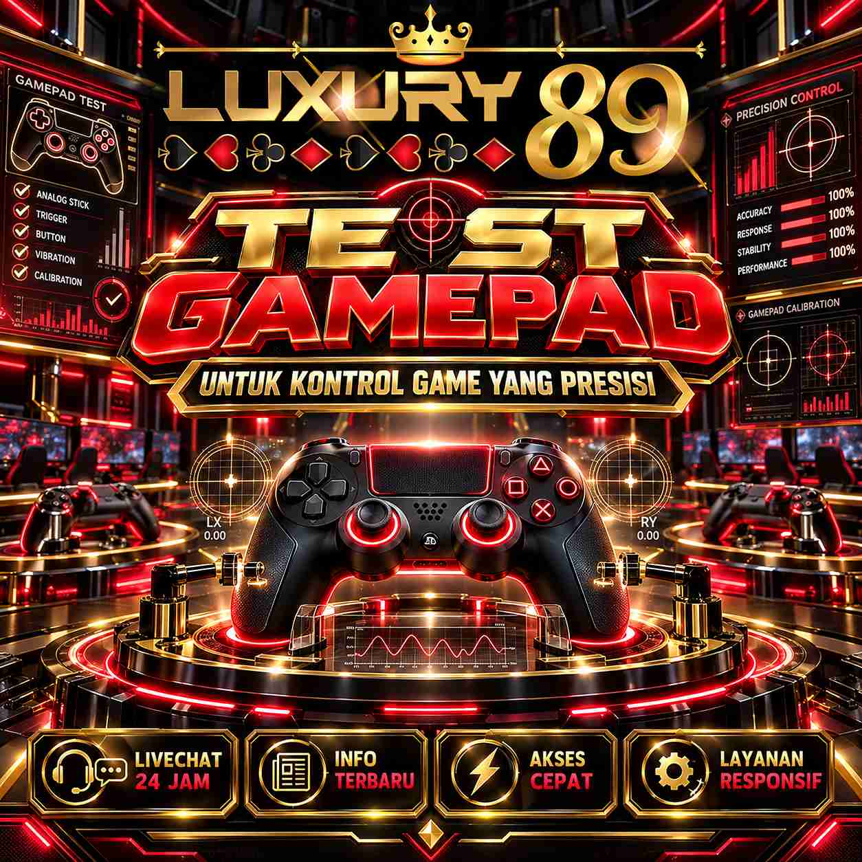 LUXURY89 | Test Gamepad untuk Kontrol Game yang Presisi